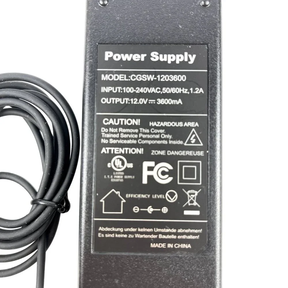 Bolweo Power Supply Charger Cord Model CGSW - 1203600 Black New in Box